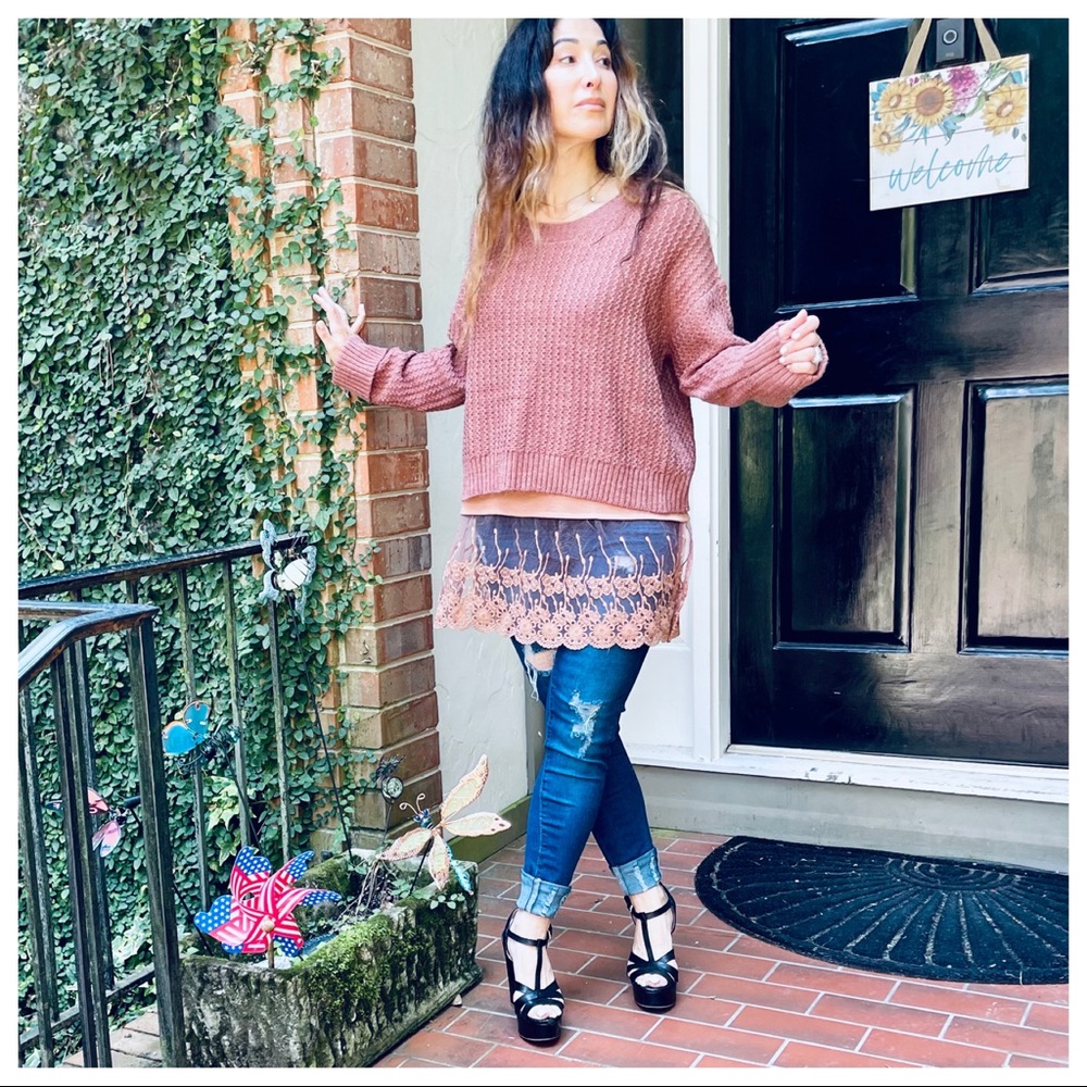 ✨LAST ONES✨Fabulous boho knit sweater - Picture 4 of 15